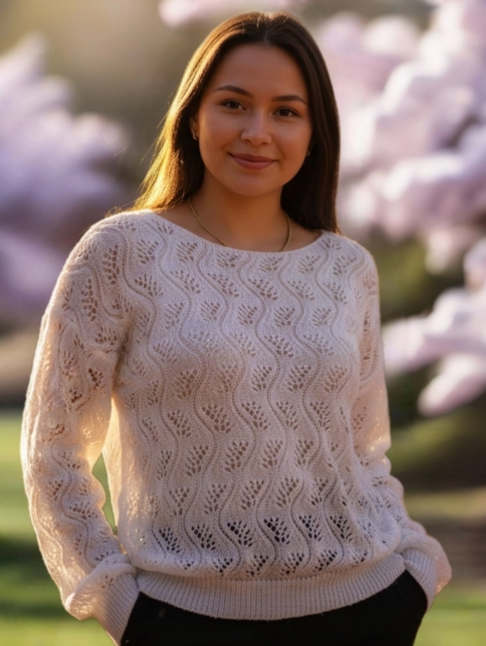 Soft AirLyft Sweater Cloud White